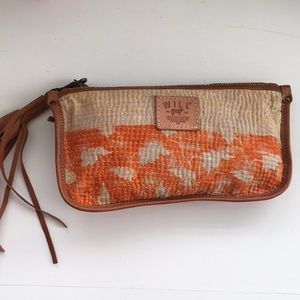 “Will leather goods” wristlet